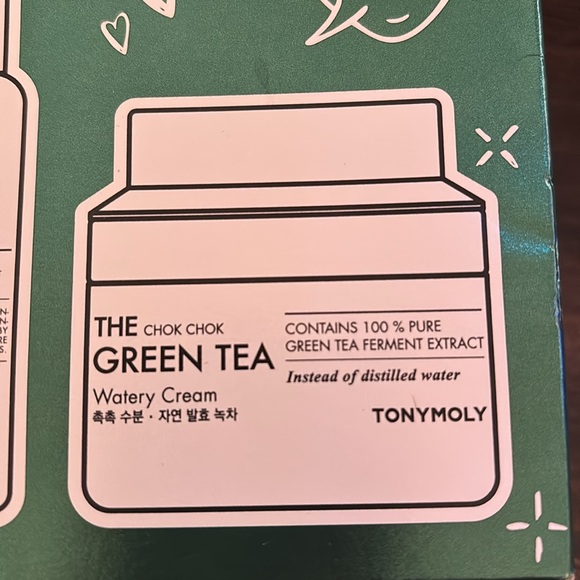 The Chok Chok Watery Cream Set GREEN TEA NEW - Picture 3 of 6